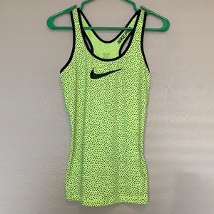 Nike neon yellow tank top